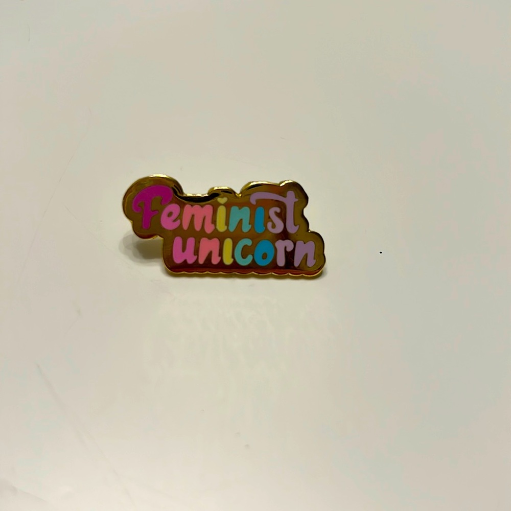 Feminist Unicorn pin